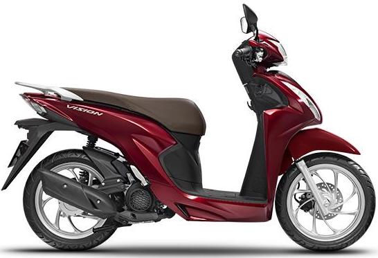 Xe máy Honda Vision (Cao cấp - Đỏ Đen)